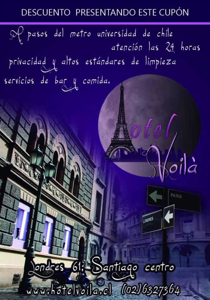 Fotografía 2 de Hotel Voila Sucursal Universidad de Chile en Santiago, Metropolitana